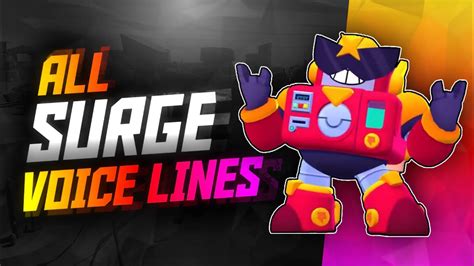 SURGE Voice Lines | Brawl Stars - YouTube