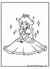 Printable Princess Peach Coloring Pages Updated 2021 sketch template