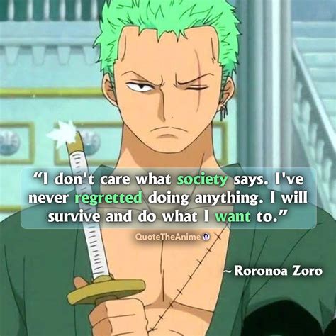 Zoro Quotes. One Piece Quotes. - | One piece quotes, Anime quotes inspirational, Inspirational ...