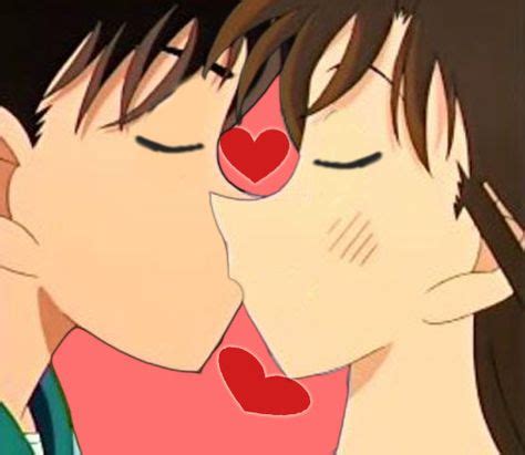 Shinichi kiss Ran by black4869.deviantart.com on @DeviantArt