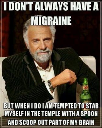 20 Witty Migraine Memes To Make You Feel A Lot Better - SayingImages.com