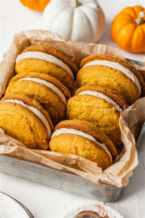 Pumpkin Whoopie Pies - Beyond the Butter