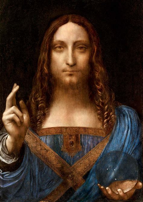 Luz y artes: Salvator Mundi de Leonardo da Vinci