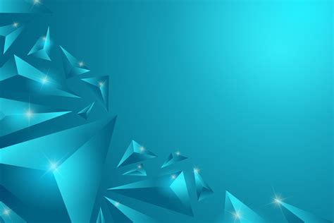 Download Turquoise Geometry Abstract Triangle HD Wallpaper