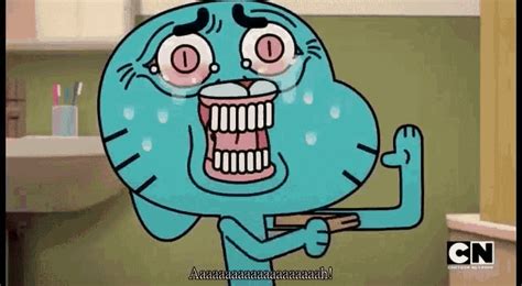 Gumball Waxing Cry GIF - GumballWaxing Cry Ouch - Discover & Share GIFs