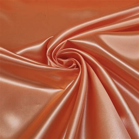 Buy online - fluorescent orange satin fabric