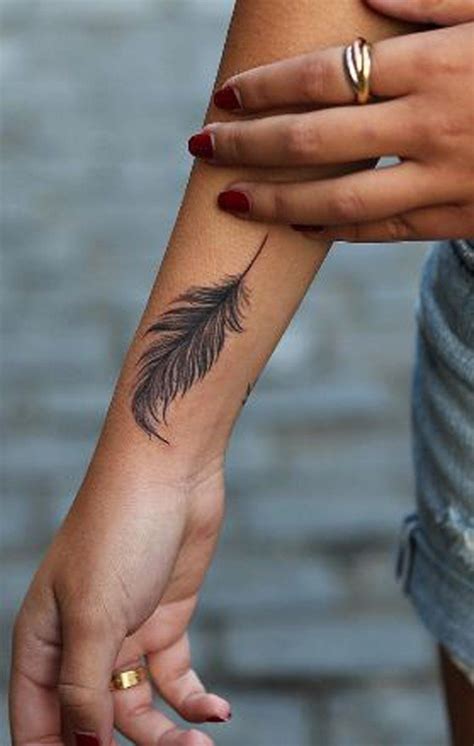 Feather Tattoo On Arm