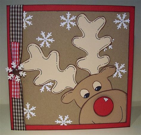 Reindeer Card by Robson Clan Northampton, via Flickr | Diy christmas ...