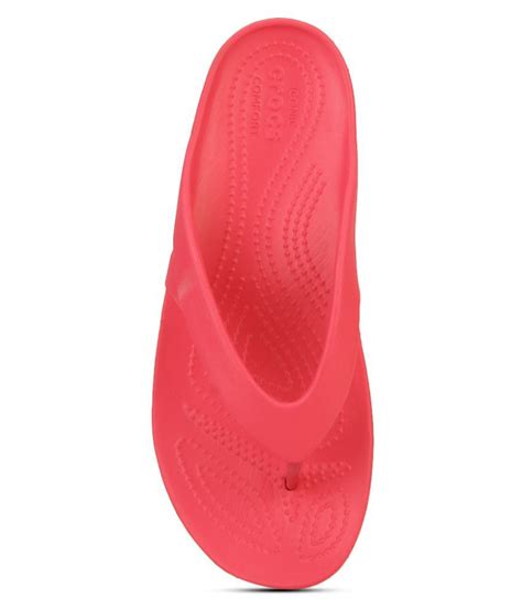 Crocs Pink Slippers & Flip Flops Relaxed Fit Price in India- Buy Crocs Pink Slippers & Flip ...