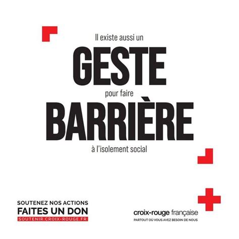 [EN IMAGES] La Croix-Rouge décline le langage de la crise sanitaire et appelle au don | Carenews ...