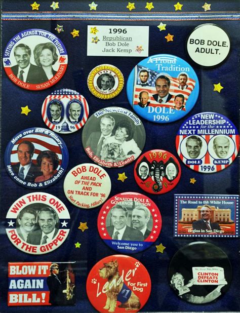 1996 republican political | Buttons pinback, Funny buttons, Campaign ...