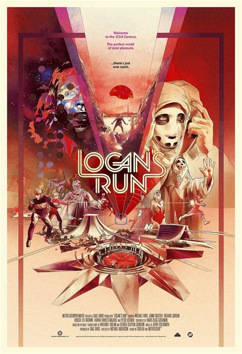 Logan's Run (1976) [821 x 1200] | Filmposter, Scifi, Filme