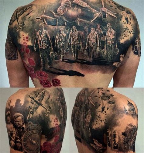 WW2 Back Tattoo | Tattoooo.. | Military tattoos, Army tattoos, Tattoos