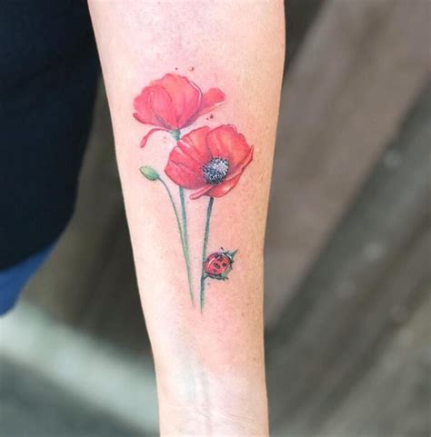 Poppy Flower Tattoo: Meanings & 30 Design Ideas - Nomi Chi