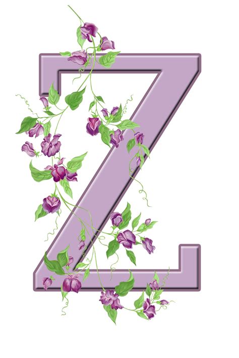 Letter Z Floral Initial Free Stock Photo - Public Domain Pictures
