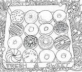 Donut Coloring Pages  Best For Kids sketch template