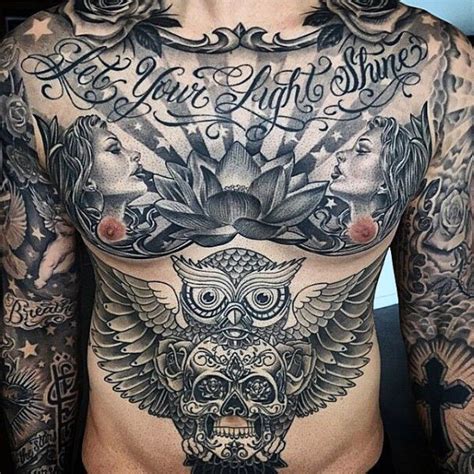 Top 100 Best Stomach Tattoos For Men - Masculine Ideas | tattoos | Tatuajes abdomen hombre ...