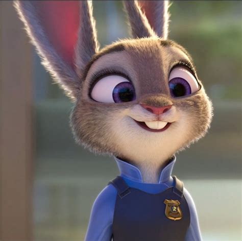 an animated rabbit with big ears and blue overalls