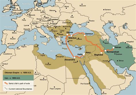 The Ottoman Empire circa 1850 - Full size