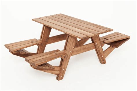 The Fox Is Black | Picnic table, Folding picnic table, Unique wood furniture