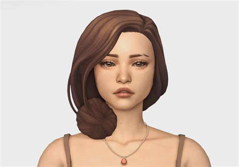 venus bun | Patreon | Sims hair, Sims 4 cas background, Sims 4 cas