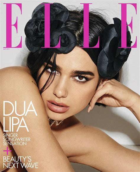 DUA LIPA in Elle Magazine, May 2019 Issue – HawtCelebs