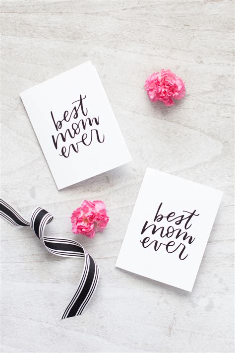 Free Printable "Best Mom Ever" Card... | The TomKat Studio Blog