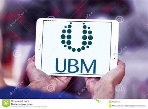 UBM media company logo editorial stock photo. Image of marketing ...