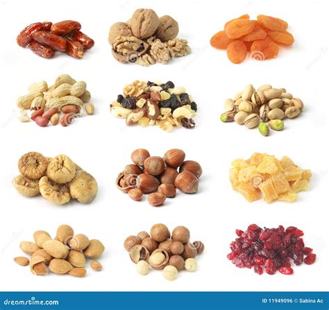 Dried fruits and nuts stock photo. Image of vegetarian - 11949096