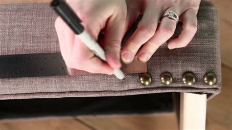 How To Install Decorative Upholstery Nails | Shelly Lighting