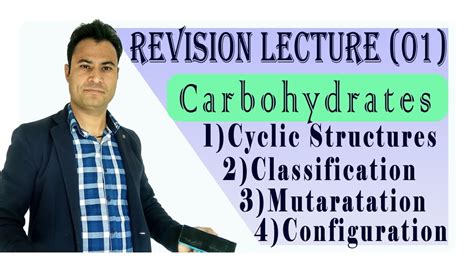 Revision of Carbohydrates || Mutarotation | Glucose | Fructose || Disaccharides ...