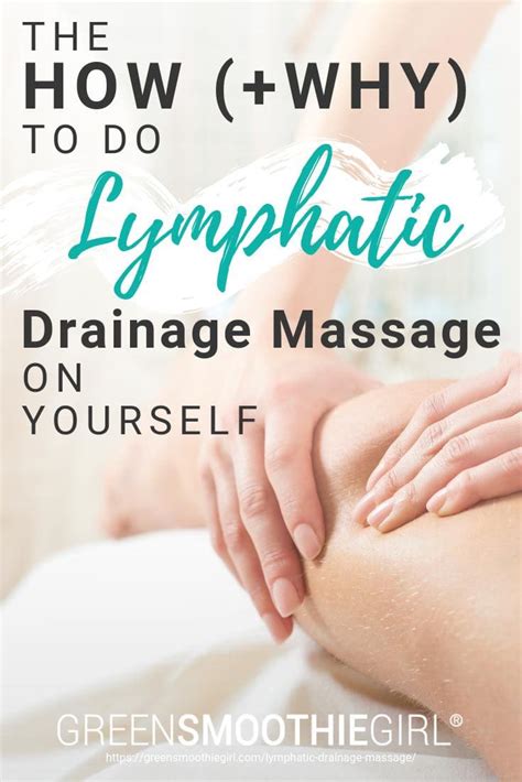 How (And Why) To Do Lymphatic Drainage Massage On Yourself | Lymphatic drainage massage, Lymph ...