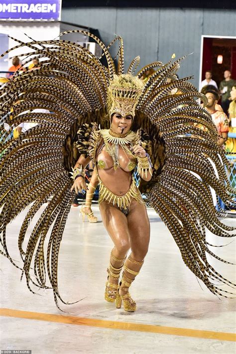 Rio Carnival bursts with colour in Brazilian coastal city | Daily Mail ...