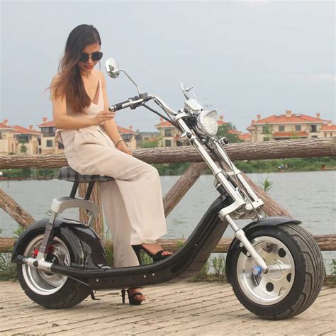 Daibot électrique Harley Scooter 60 V 1500 W deux roues Citycoco Scooter électrique pour adultes ...