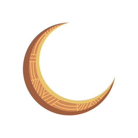 golden crescent moon decoration 11253113 Vector Art at Vecteezy