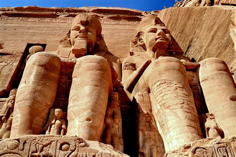 Giant Statues of Pharaoh Ramesses II at Temple of Ramesses in Abu Simbel, Egypt - Encircle Photos