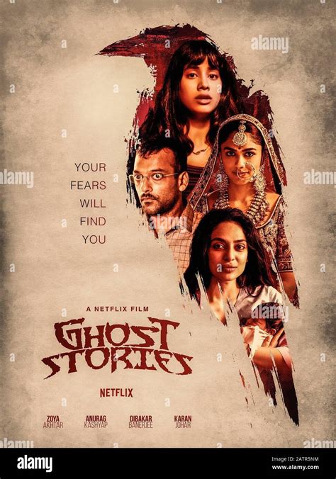 GHOST STORIES, poster, clockwise from top: Janhvi Kapoor, Mrunal Thakur ...