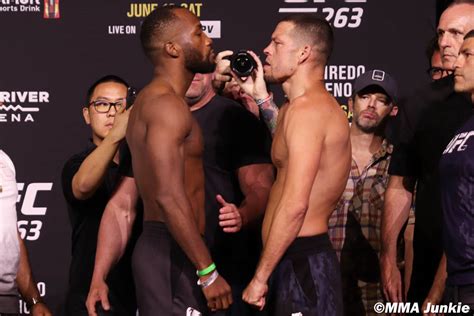 leon-edwards-nate-diaz-ufc-263-ceremonial-weigh-ins | MMA Junkie