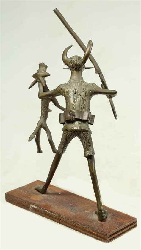 African Brass Bronze Figure Rifle Benin 'Dahomey' Early 20th Century Africa at 1stDibs | dahomey ...