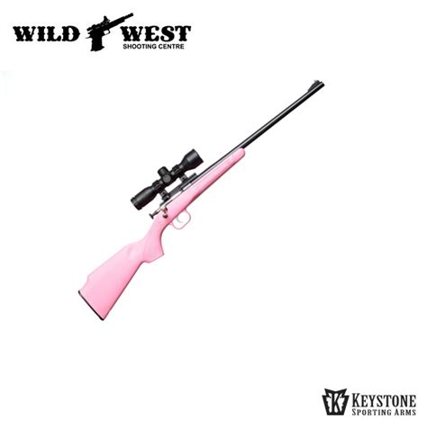 Keystone Crickett Pink Scope Combo .22LR - Youth | Wild West