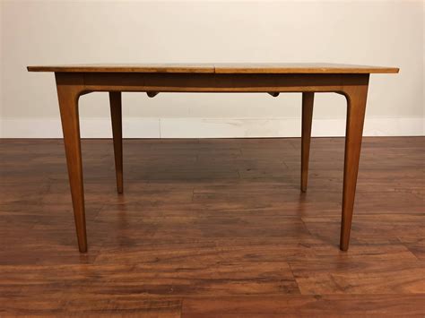 SOLD - Mid Century Compact Butterfly Leaf Dining Table - Modern to Vintage