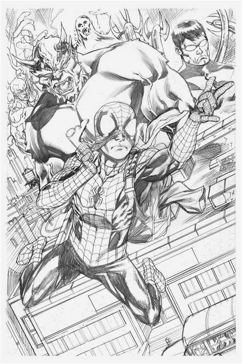 Ultimate Spider-Man pencils | Marvel art drawings, Spiderman art, Superhero art