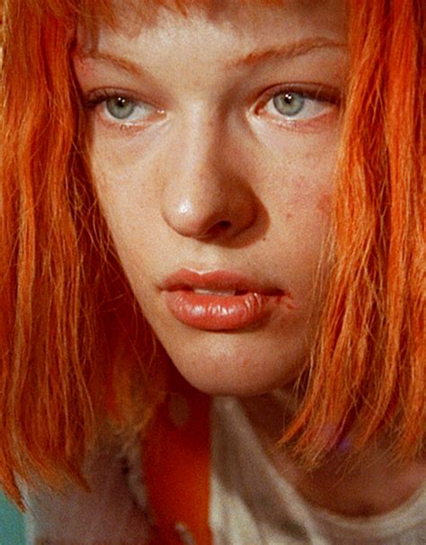 Milla Jovovich as Leeloo in The Fifth Element