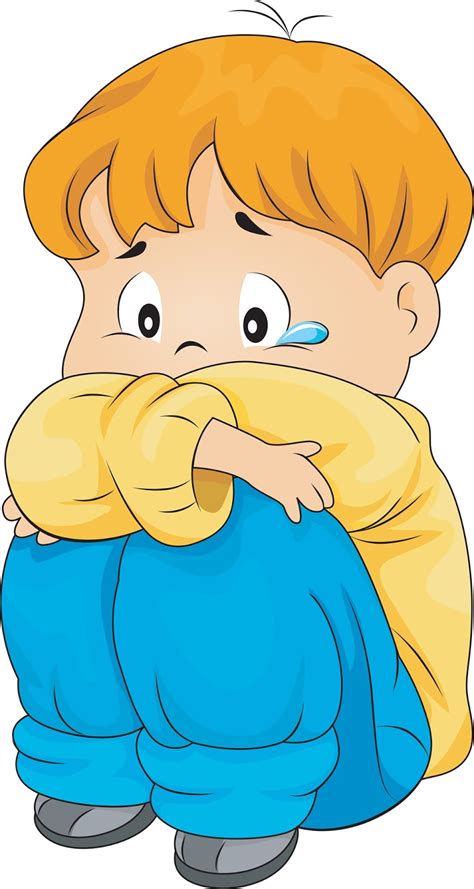 sad boy crying clipart - Clip Art Library