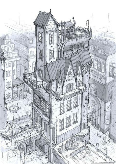 Pin by DarTiS on Архитектура | Architecture drawing art, Architecture drawing, Building sketch