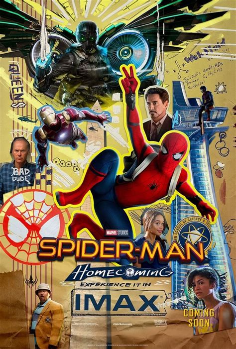 New SPIDER-MAN: HOMECOMING Poster Is An Eyesore, But Kind Of On Purpose ...