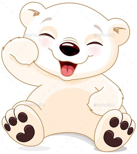 Happy Polar Bear by Dazdraperma | GraphicRiver in 2020 | Polar bear ...