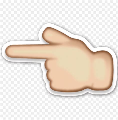 Emoji Hand Pointing Left PNG Transparent With Clear Background ID 181172 | TOPpng