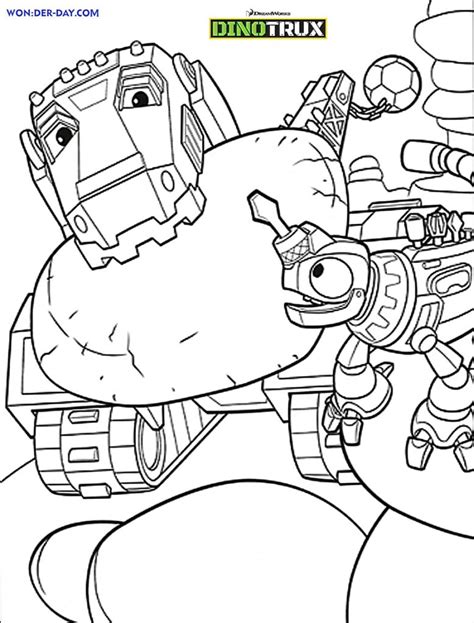 Dinotrux Coloring Pages . Print for kids | WONDER DAY — Coloring pages ...