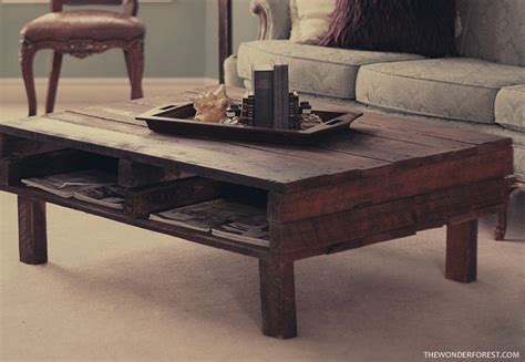 Picture Of rustic pallet coffee table